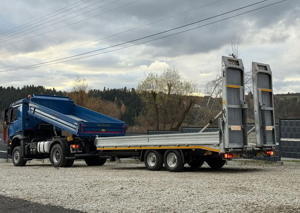 Camión volquete Mercedes-Benz * Arocs * 4X4 * JAK NOWY * Wywrotka Kiper Meiller+ Przyczepa * Zestaw  Sprowadzony * 80.700 km Oryginalnie * Mercedes: foto 19