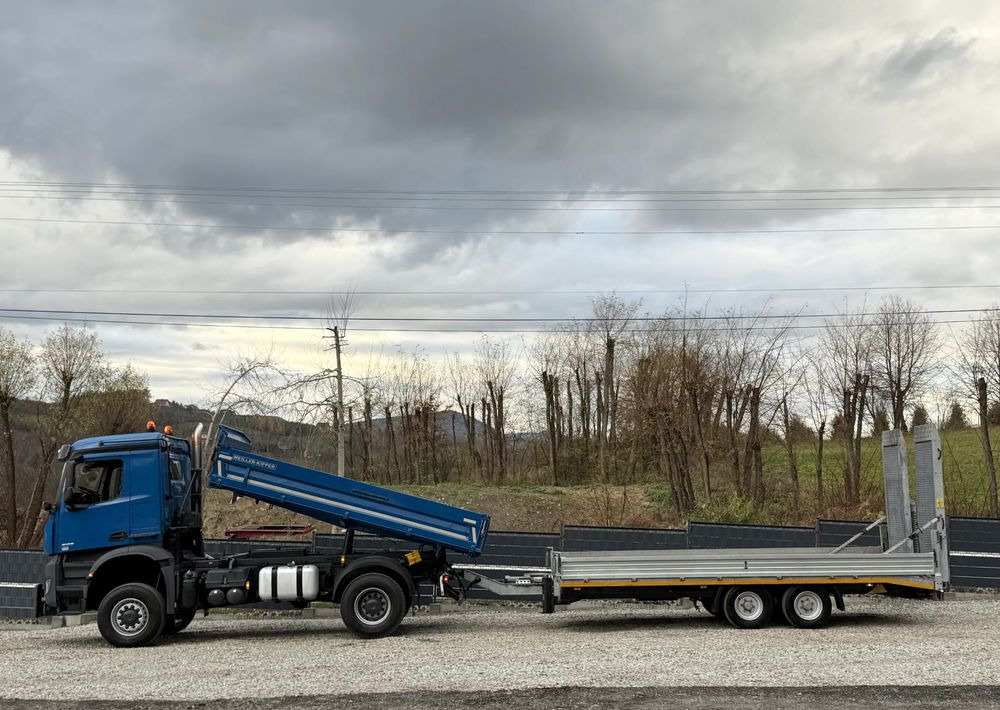 Camión volquete Mercedes-Benz * Arocs * 4X4 * JAK NOWY * Wywrotka Kiper Meiller+ Przyczepa * Zestaw  Sprowadzony * 80.700 km Oryginalnie * Mercedes: foto 20