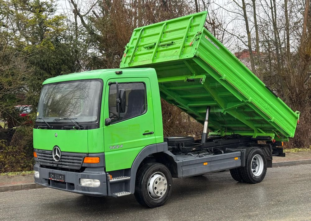 Camión volquete Mercedes-Benz * Mercedes ATEGO 1224 Kiper * Wywrotka MEILLER x3 * Bardzo Dobry Stan: foto 19