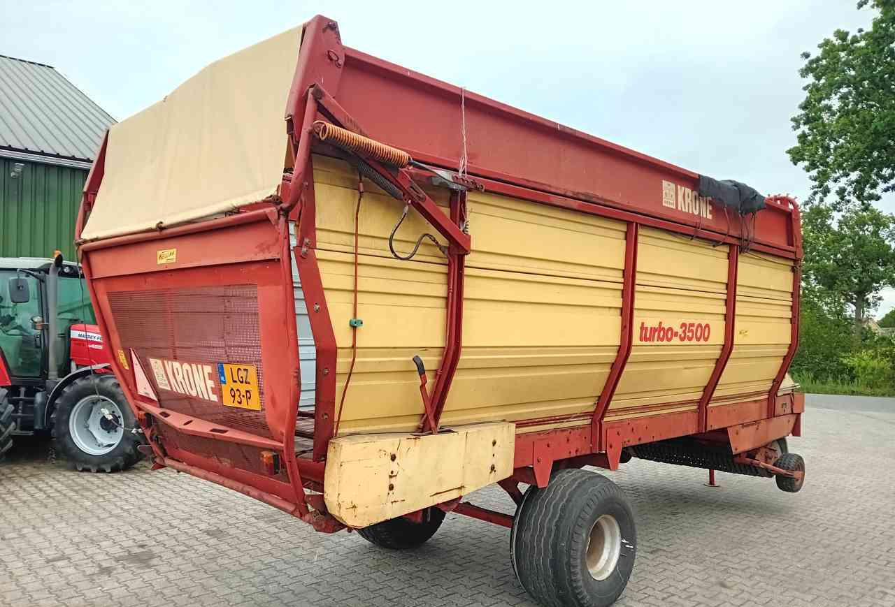 Krone Turbo 3500 enkelas - Remolque autocargador: foto 4 Krone Turbo 3500 enkelas - Remolque autocargador: foto 4