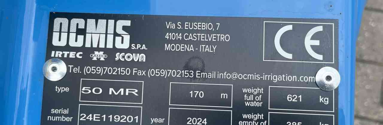 Ocmis MR 50-170 Micro rain beregeningshaspel diversen. - Sistema de riego: foto 5 Ocmis MR 50-170 Micro rain beregeningshaspel diversen. - Sistema de riego: foto 5