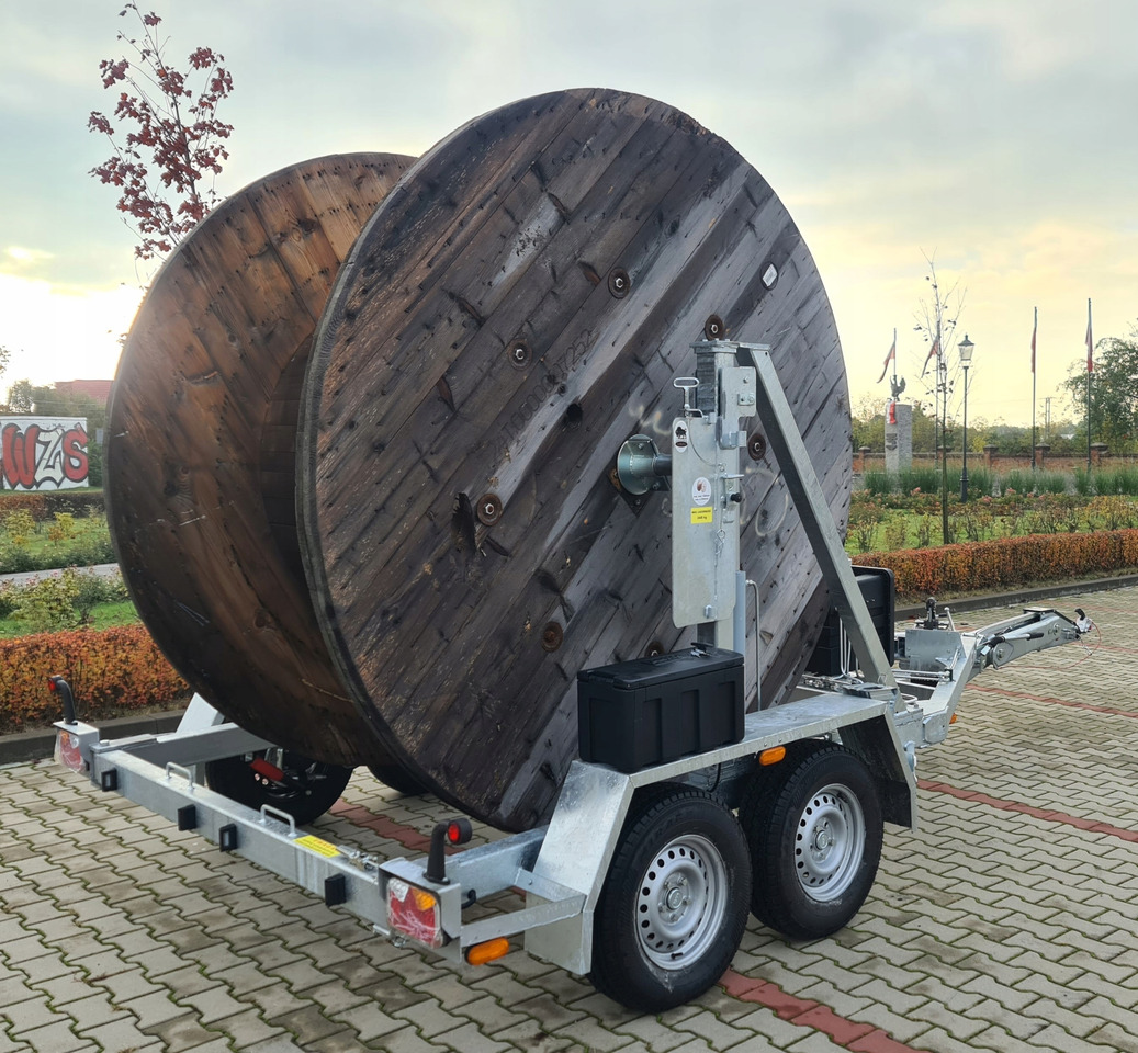 PRZYCZEPA SŁUPOWA KABLOWA PRZEWÓZ KABLI 3500 KG / POLE CABLE TRAILER FOR CABLE TRANSPORT 3500 KG - Remolque portabobinas: foto 2 PRZYCZEPA SŁUPOWA KABLOWA PRZEWÓZ KABLI 3500 KG / POLE CABLE TRAILER FOR CABLE TRANSPORT 3500 KG - Remolque portabobinas: foto 2