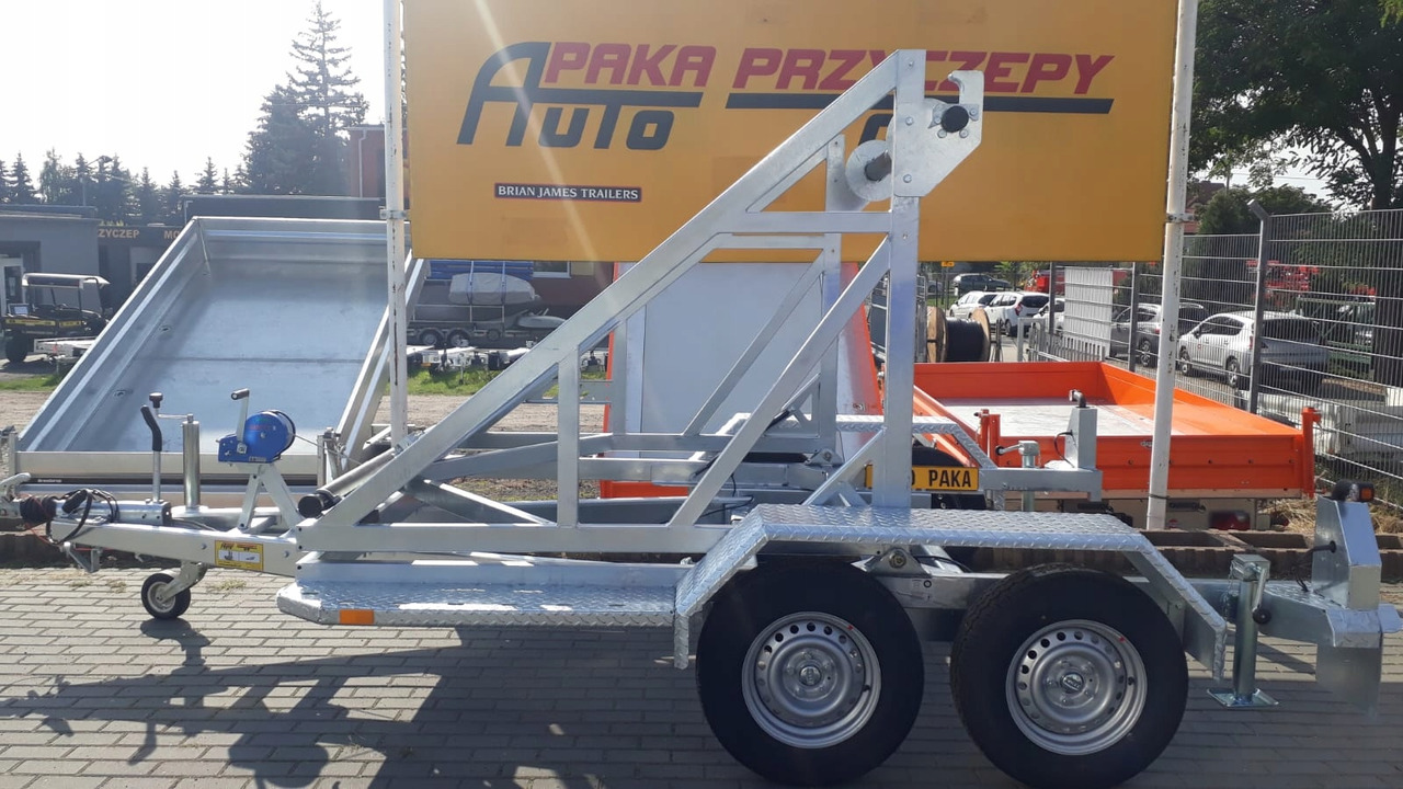 PRZYCZEPA WARK KABLOWA Z WCIĄGARKĄ RĘCZNĄ, DMC 3500 KG / WARK Cable Trailer with Manual Winch, DMC 3500 KG - Remolque portabobinas: foto 2 PRZYCZEPA WARK KABLOWA Z WCIĄGARKĄ RĘCZNĄ, DMC 3500 KG / WARK Cable Trailer with Manual Winch, DMC 3500 KG - Remolque portabobinas: foto 2