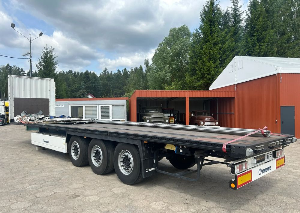 Krone SD FIRANKA / PLATFORMA / USZKODZONA ZABUDOWA / 2019 ROK !! - Semirremolque plataforma/ Caja abierta: foto 3 Krone SD FIRANKA / PLATFORMA / USZKODZONA ZABUDOWA / 2019 ROK !! - Semirremolque plataforma/ Caja abierta: foto 3
