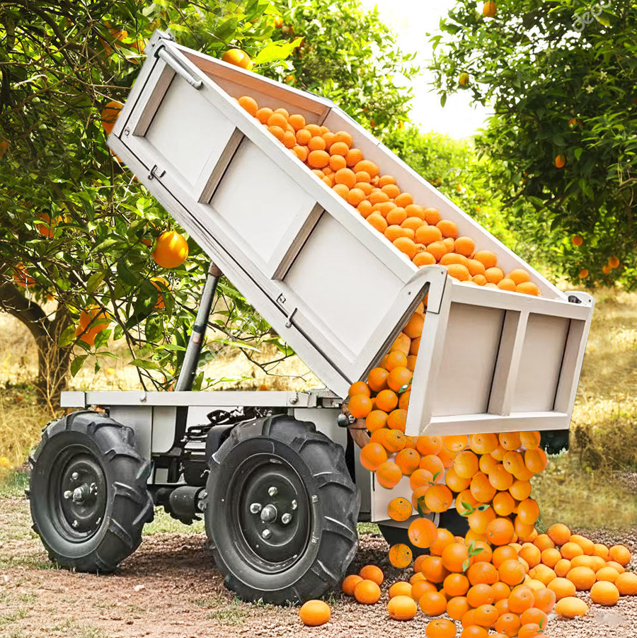 LEZUM Electric Remote Control Transporter Agricultural Orchard Farm Electric Utv Material Handling Equipment All Terrain Transport Vehicle - Remolque volquete agrícola: foto 2 LEZUM Electric Remote Control Transporter Agricultural Orchard Farm Electric Utv Material Handling Equipment All Terrain Transport Vehicle - Remolque volquete agrícola: foto 2