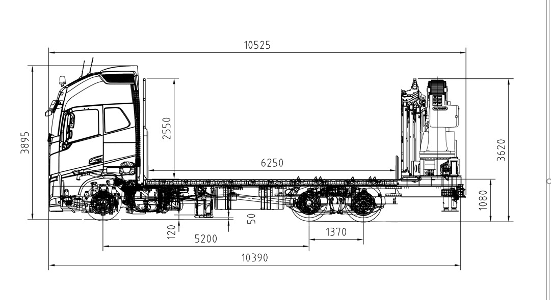 Camión caja abierta, Camión grúa Volvo FH4 [ Copy ]: foto 14