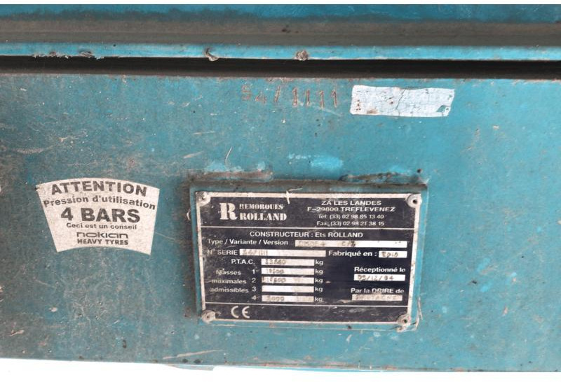 ROLLAND RS6835 - Remolque volquete agrícola: foto 3 ROLLAND RS6835 - Remolque volquete agrícola: foto 3