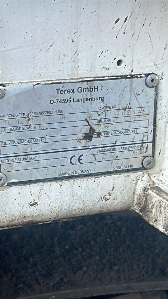 Excavator Terex TC 125 - Excavadora de cadenas: foto 4 Excavator Terex TC 125 - Excavadora de cadenas: foto 4