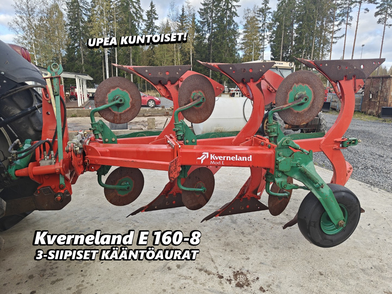 KVERNELAND E 160-8 - 3-siipinen paluuaura - Arado: foto 1 KVERNELAND E 160-8 - 3-siipinen paluuaura - Arado: foto 1