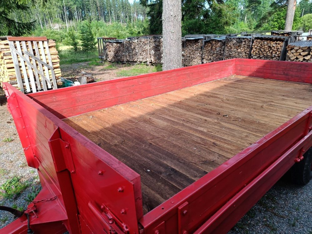 Remolque volquete agrícola Kipa kippikärry 1-akselinen, kantavuus 7000kg, siisti kärry: foto 9