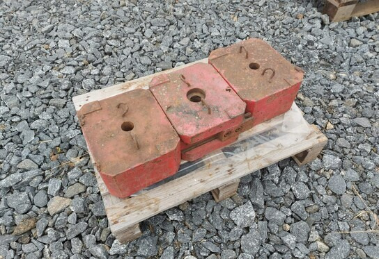 Painoja 3kpl - 70kg/kpl - Contrapeso para Tractor: foto 3 Painoja 3kpl - 70kg/kpl - Contrapeso para Tractor: foto 3