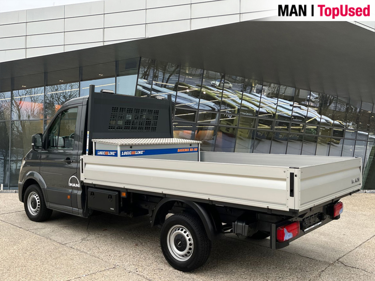 MAN TGE 3.140 4X2F SB, Automatic, Flat bed Klima ZV - Furgoneta caja abierta: foto 2 MAN TGE 3.140 4X2F SB, Automatic, Flat bed Klima ZV - Furgoneta caja abierta: foto 2
