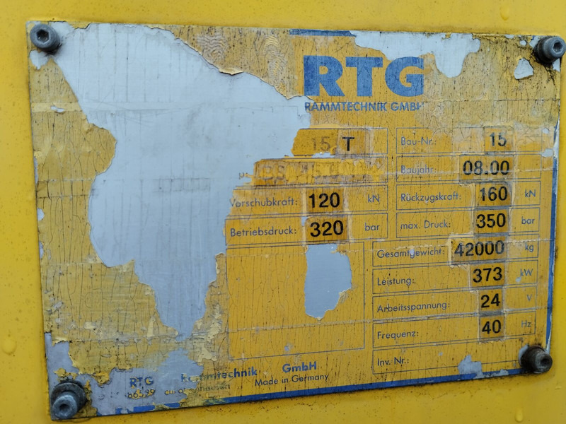 Perforadora Bauer RG15T UM.50 + drill STDS AD3500: foto 6