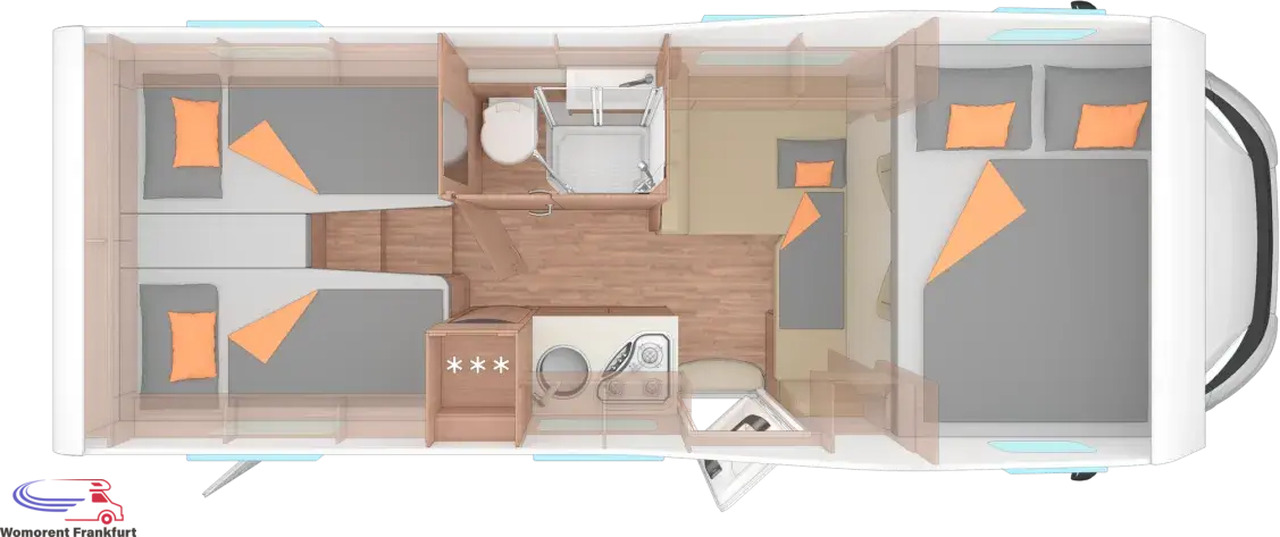 Wohnmobil Weinsberg CaraHome 650 MEG - Autocaravana capuchina: foto 3 Wohnmobil Weinsberg CaraHome 650 MEG - Autocaravana capuchina: foto 3
