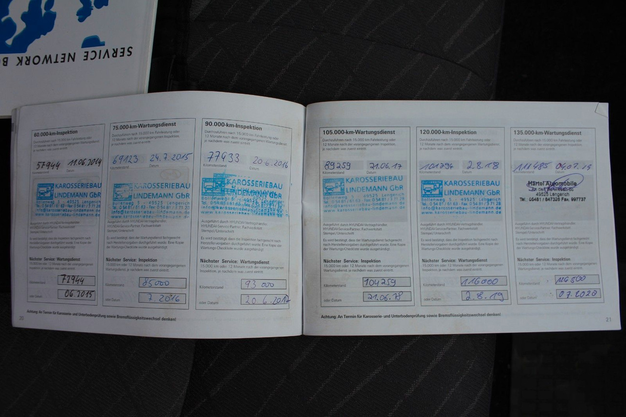 Furgoneta pequeña Hyundai H-1 Kasten  Tüv 07/26 Motorschaden: foto 17