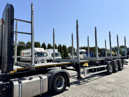 MEGA TIMBER LONG Holzauflieger 6 Rungenpaare - Semirremolque maderero: foto 3 MEGA TIMBER LONG Holzauflieger 6 Rungenpaare - Semirremolque maderero: foto 3
