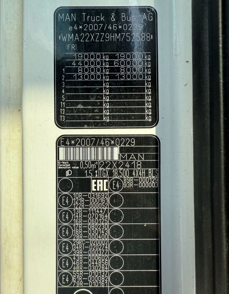 Cabeza tractora MAN Tgx 18.500 hydrodrive 4x4 Hydraulika, Nowy silnik!!! PRITARDER: foto 12