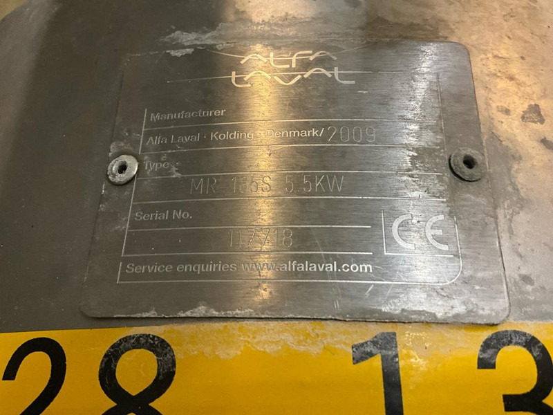 Alfa Romeo Laval MR 185S - Compresor de aire: foto 3 Alfa Romeo Laval MR 185S - Compresor de aire: foto 3