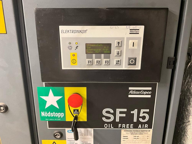 Atlas-Copco SF 15 - Compresor de aire: foto 4 Atlas-Copco SF 15 - Compresor de aire: foto 4