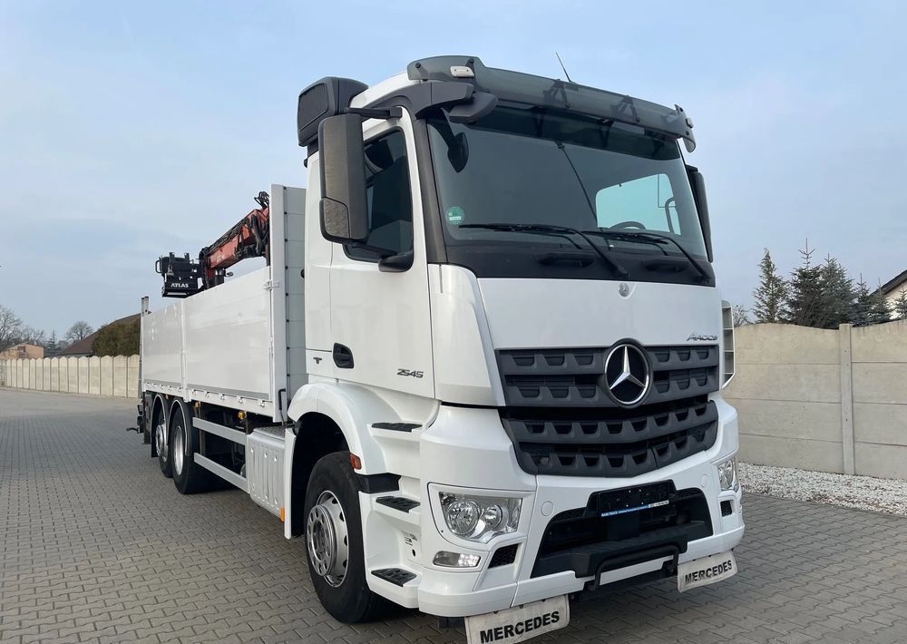 Mercedes-Benz Arocs 2545, HDS ATLAS 186.3 - PILOT - Camión caja abierta, Camión grúa: foto 2 Mercedes-Benz Arocs 2545, HDS ATLAS 186.3 - PILOT - Camión caja abierta, Camión grúa: foto 2