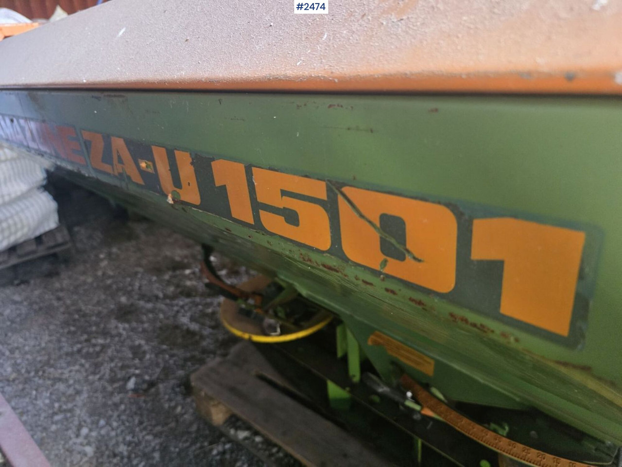 Amazone ZA-U 1501 fertilizer spreader - Esparcidor de fertilizantes: foto 4 Amazone ZA-U 1501 fertilizer spreader - Esparcidor de fertilizantes: foto 4