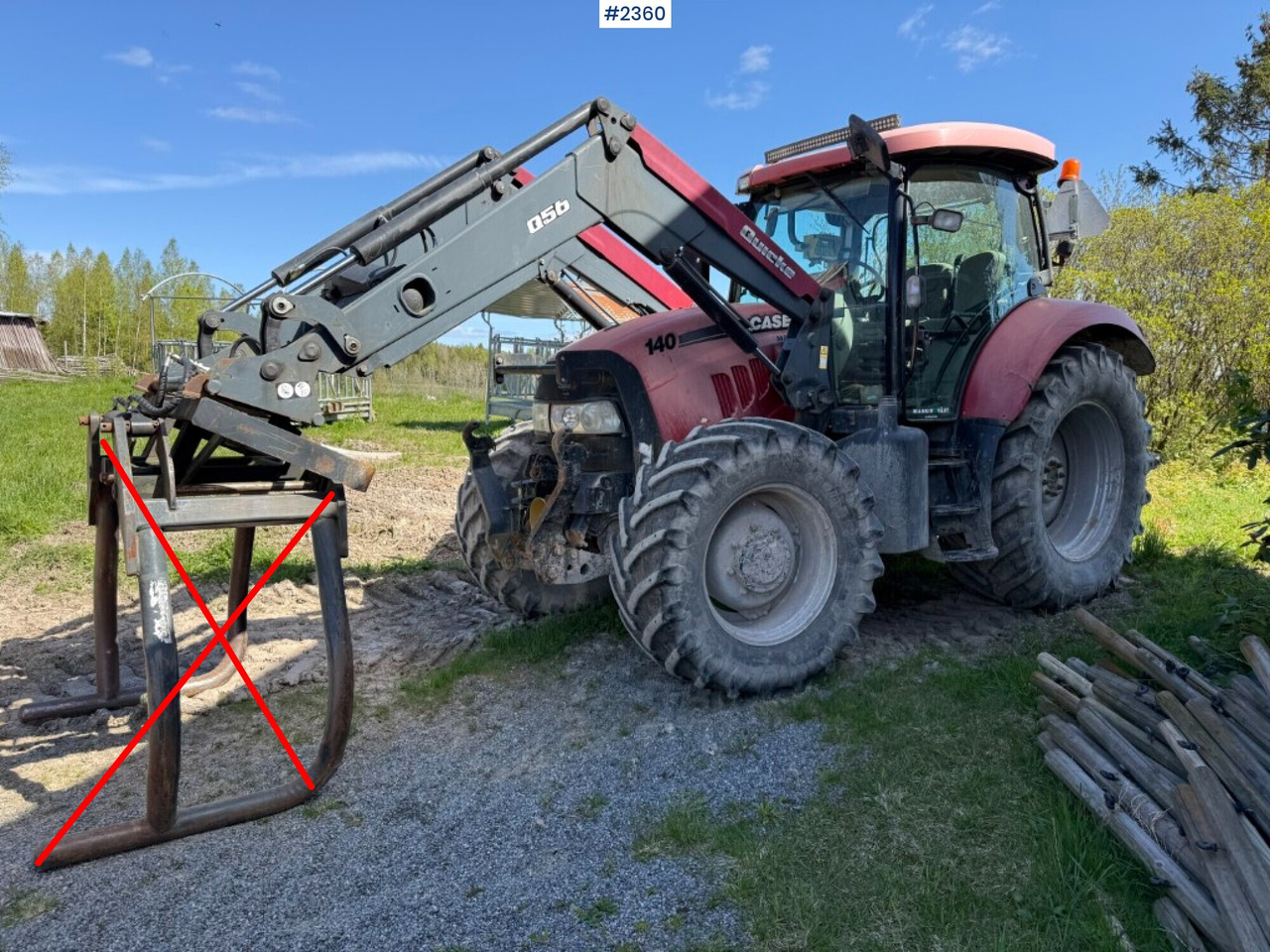 Tractor, Case IH Maxxum 140 - Tractor: foto 1 Tractor, Case IH Maxxum 140 - Tractor: foto 1