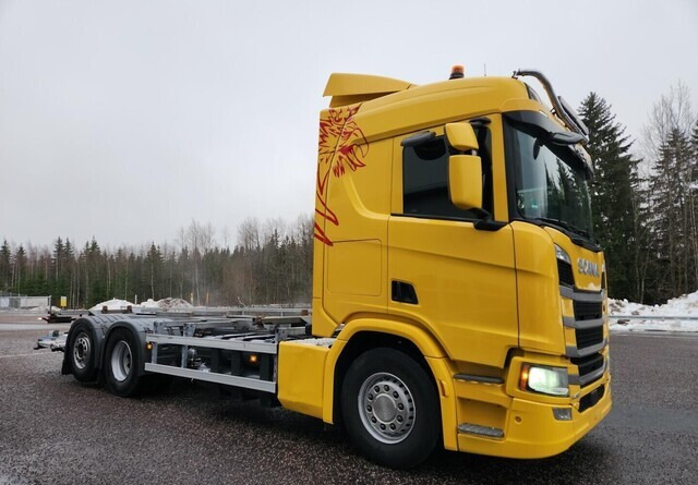 Scania R410 CNG / CBG 6x2 - Camión portacontenedore/ Intercambiable: foto 5 Scania R410 CNG / CBG 6x2 - Camión portacontenedore/ Intercambiable: foto 5