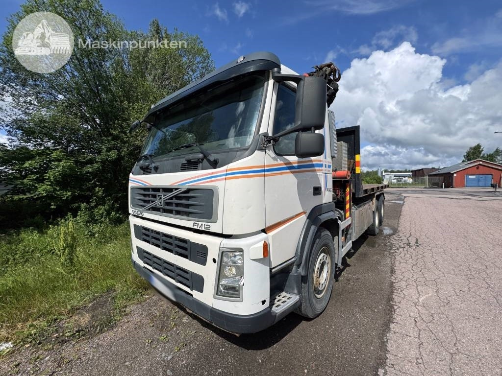Volvo FM 12 340 Kranväxlare med flak - Camión grúa: foto 1 Volvo FM 12 340 Kranväxlare med flak - Camión grúa: foto 1