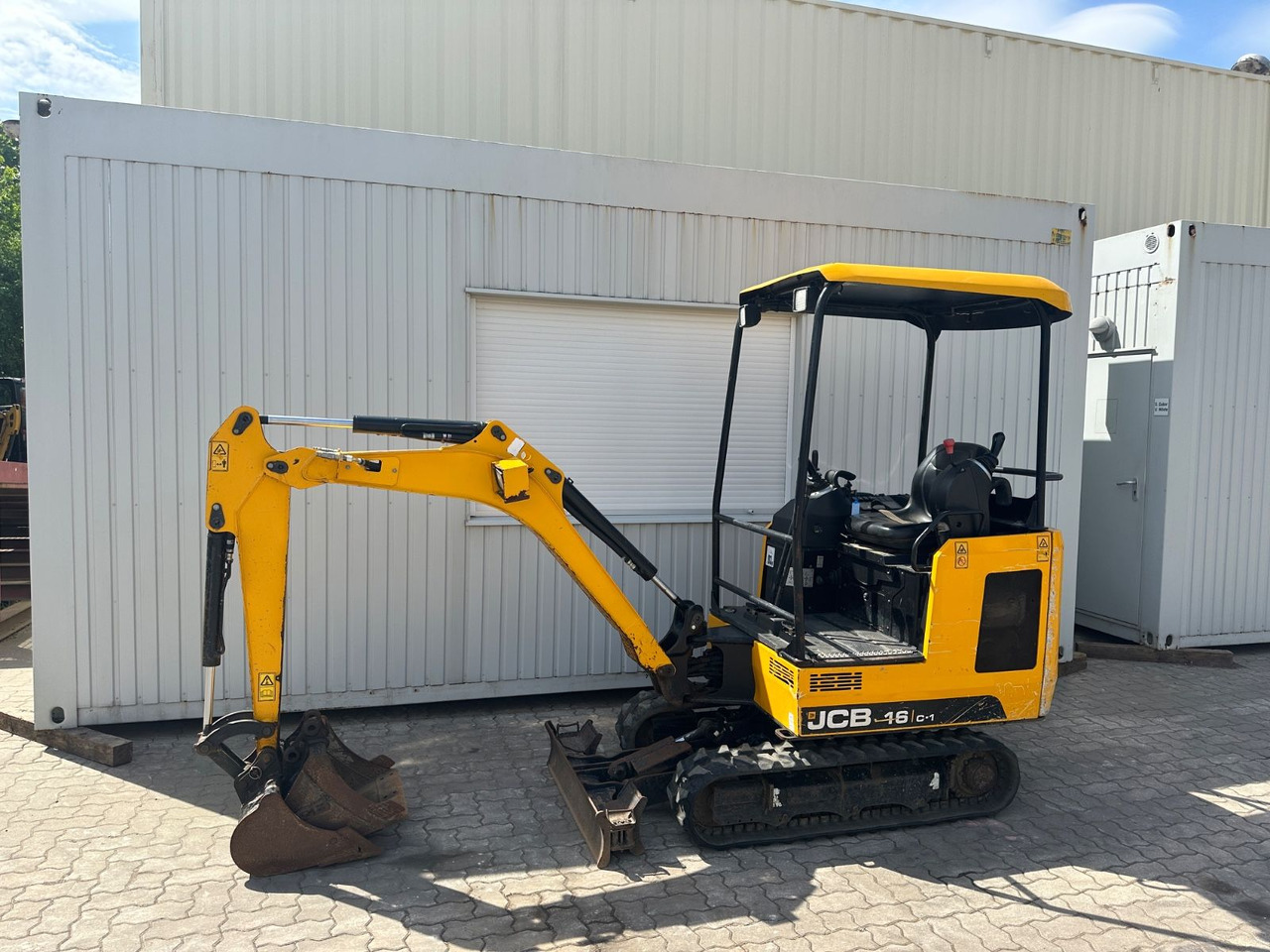 JCB 16C-1 /2020 BJ/1.283 BH/verbr. Laufwerk/2xLöffel - Miniexcavadora: foto 1 JCB 16C-1 /2020 BJ/1.283 BH/verbr. Laufwerk/2xLöffel - Miniexcavadora: foto 1