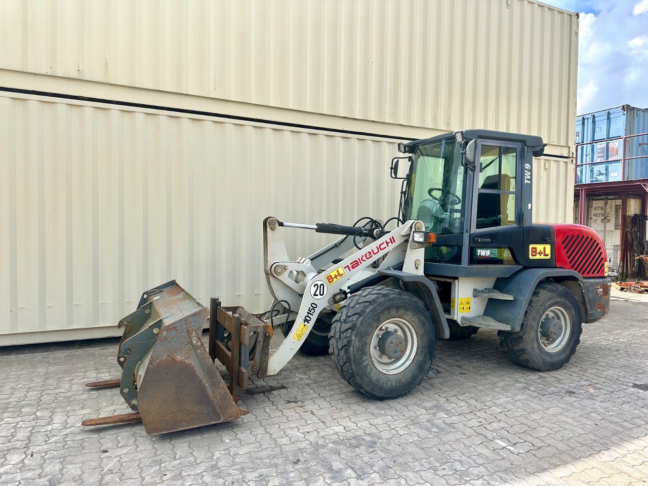 Takeuchi TW9 /4.800 KG /Deutsche Maschine /Gabel+Schaufel - Cargadora de ruedas: foto 1 Takeuchi TW9 /4.800 KG /Deutsche Maschine /Gabel+Schaufel - Cargadora de ruedas: foto 1