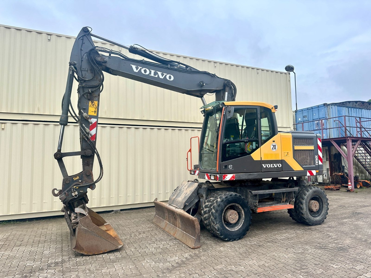 Volvo EW160E / 2016 BJ / Deutsche Maschine - Excavadora de ruedas: foto 2 Volvo EW160E / 2016 BJ / Deutsche Maschine - Excavadora de ruedas: foto 2