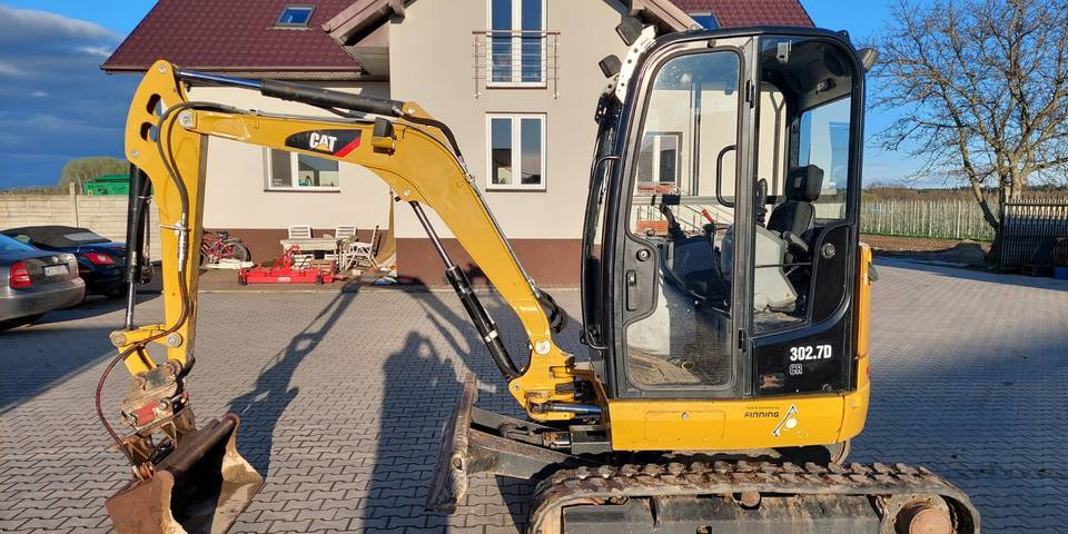 Minikoparka Caterpillar CAT 302.7D CR - Excavadora de cadenas: foto 1 Minikoparka Caterpillar CAT 302.7D CR - Excavadora de cadenas: foto 1