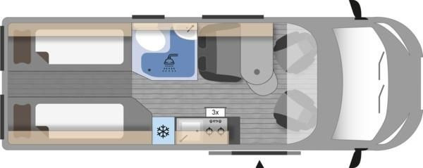 Clever Runner 636 2,2 165PS MJ2024*TRUMA C6 D + E*SHZ* - Cámper: foto 3 Clever Runner 636 2,2 165PS MJ2024*TRUMA C6 D + E*SHZ* - Cámper: foto 3