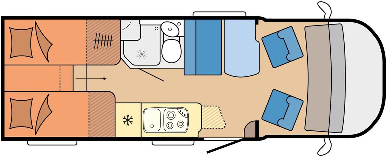 Hobby Optima V65 GE Ontour*AHK*NAVI*MARKISE*SOFORT* - Autocaravana perfilada: foto 3 Hobby Optima V65 GE Ontour*AHK*NAVI*MARKISE*SOFORT* - Autocaravana perfilada: foto 3