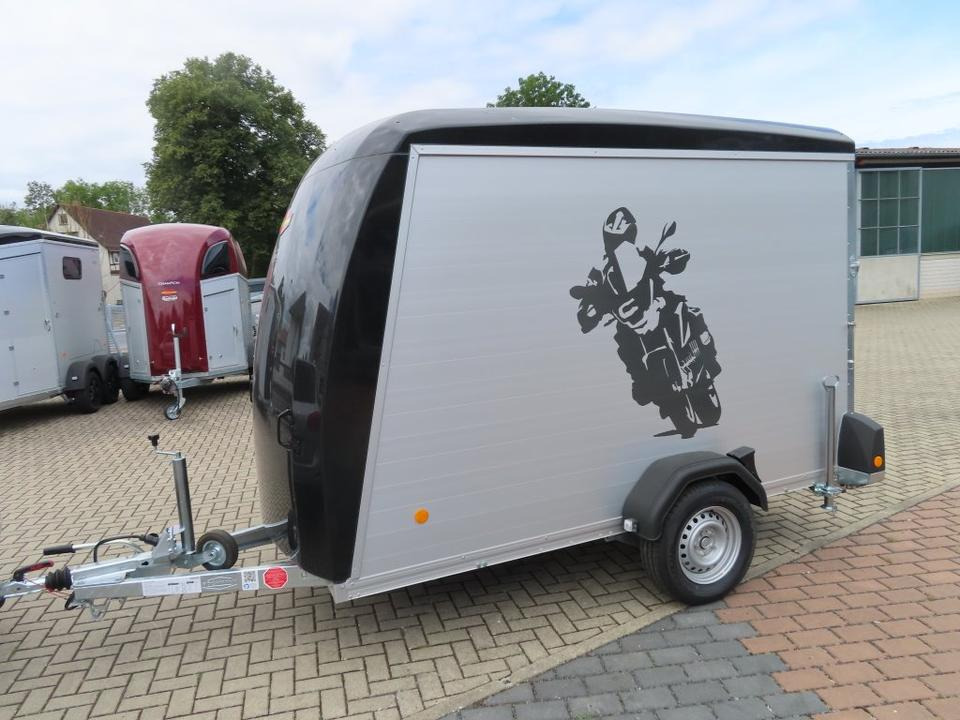 Remolque para moto Böckmann KT-PB-AL Kofferanhänge Flügeltür Motorrad PKW Anhänger: foto 18