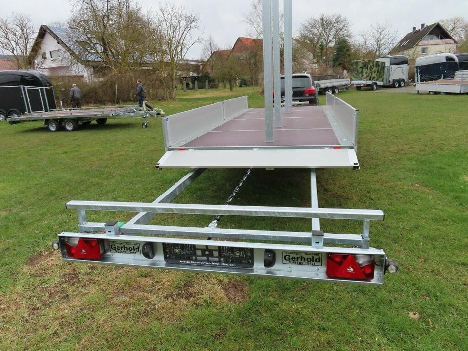 Langmaterialanhänger Unsinn LM 3554-14-2040 Deichsel ausziehbar - Remolque plataforma/ Caja abierta: foto 4 Langmaterialanhänger Unsinn LM 3554-14-2040 Deichsel ausziehbar - Remolque plataforma/ Caja abierta: foto 4