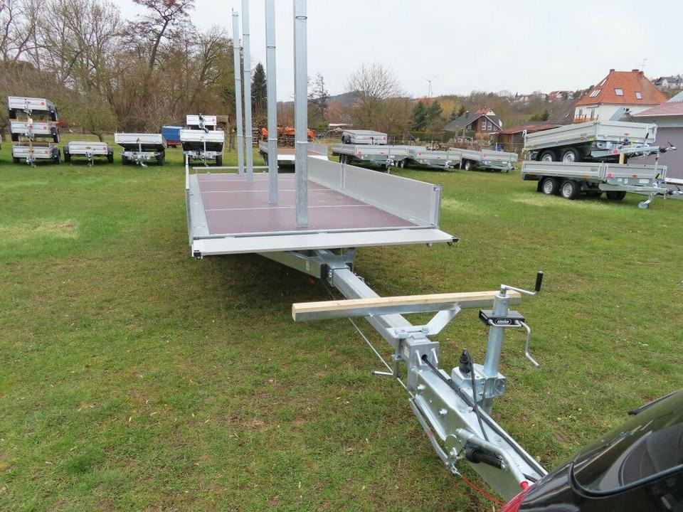 Langmaterialanhänger Unsinn LM 3554-14-2040 Deichsel ausziehbar - Remolque plataforma/ Caja abierta: foto 3 Langmaterialanhänger Unsinn LM 3554-14-2040 Deichsel ausziehbar - Remolque plataforma/ Caja abierta: foto 3