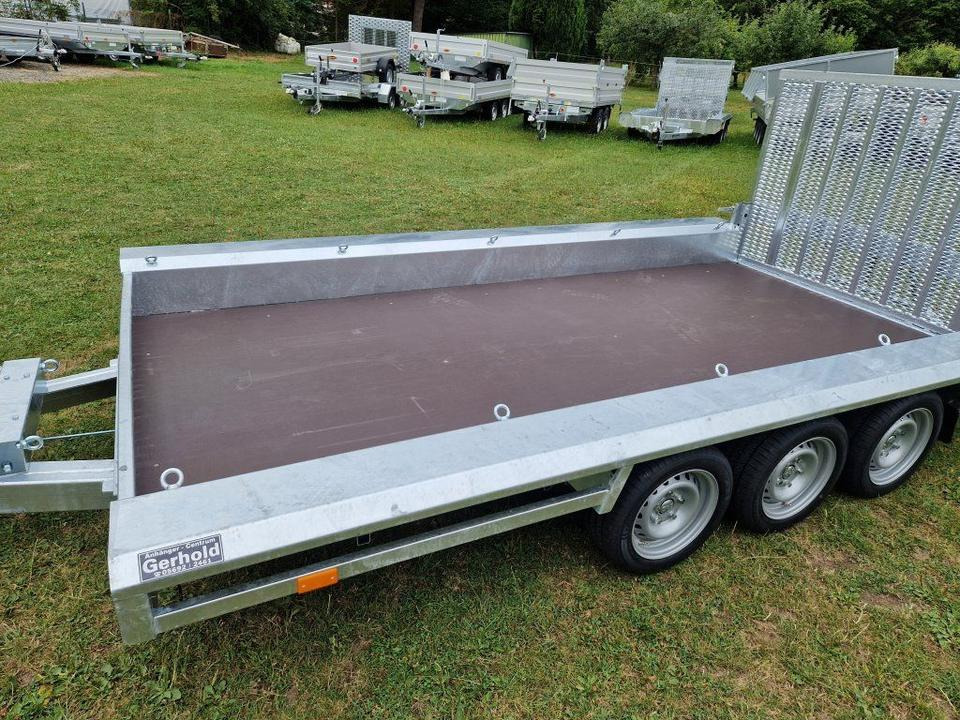 Maschinentransporter 3,5t, PKW-Anhänger 4,8 x 1,8m Mieten Leihen - Remolque porta maquinaria: foto 3 Maschinentransporter 3,5t, PKW-Anhänger 4,8 x 1,8m Mieten Leihen - Remolque porta maquinaria: foto 3