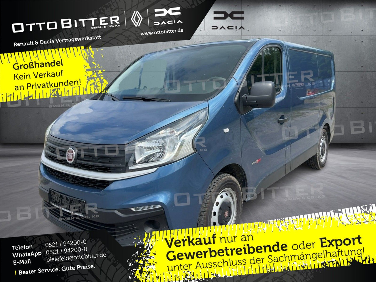 Fiat Talento 1.6 Multijet Turbo L1H1 ANHÄNGERKUP/GJR - Furgón: foto 1 Fiat Talento 1.6 Multijet Turbo L1H1 ANHÄNGERKUP/GJR - Furgón: foto 1