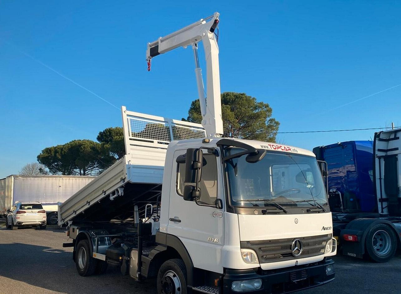 MERCEDES 816 ATEGO RIBALTABILE E GRU - Camión volquete, Camión grúa: foto 3 MERCEDES 816 ATEGO RIBALTABILE E GRU - Camión volquete, Camión grúa: foto 3