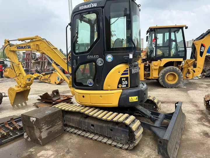 Miniexcavadora CE/EPA Certified! Komatsu Pc 35 Used Excavator komatsu Pc35 Mini 3 Ton Crawler Excavator with Rubber Track for Sale: foto 6