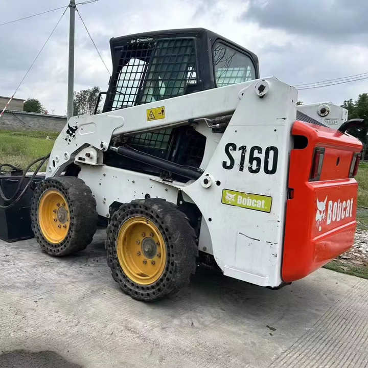 Minicargadora USED BOBCAT S160 Skid-steer Loader with Very Good Performance Is for Sale at a Low Price.: foto 1