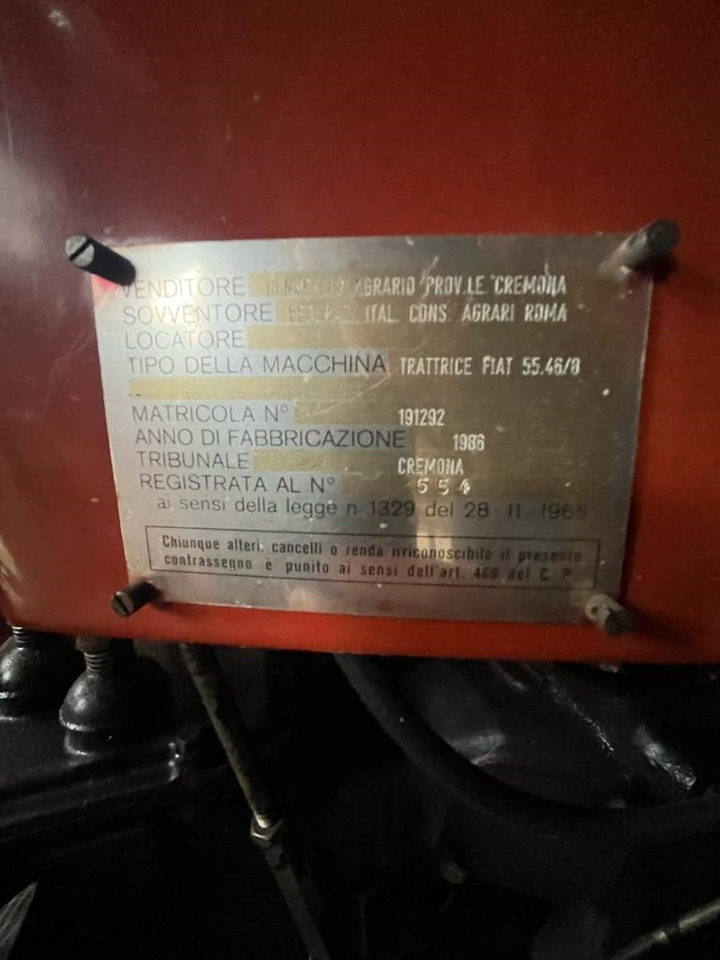 Fiat 55/46 - Tractor: foto 5 Fiat 55/46 - Tractor: foto 5