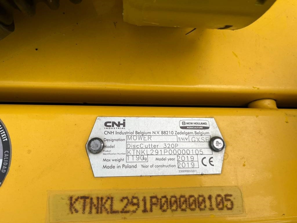 New Holland DISCOCUTTER 320 P - Segadora: foto 5 New Holland DISCOCUTTER 320 P - Segadora: foto 5