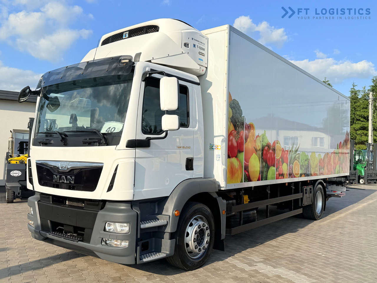 MAN TGM 18.290 / THERMOKING T-1200R / BI-TEMPERATURE / 19 PALLETS / 90% TYRES / EXCELLENT CONDITION / DHOLLANDIA TAIL LIFT / SIDE DOOR / PAYLOAD 8,220 KG - Camión frigorífico: foto 1 MAN TGM 18.290 / THERMOKING T-1200R / BI-TEMPERATURE / 19 PALLETS / 90% TYRES / EXCELLENT CONDITION / DHOLLANDIA TAIL LIFT / SIDE DOOR / PAYLOAD 8,220 KG - Camión frigorífico: foto 1