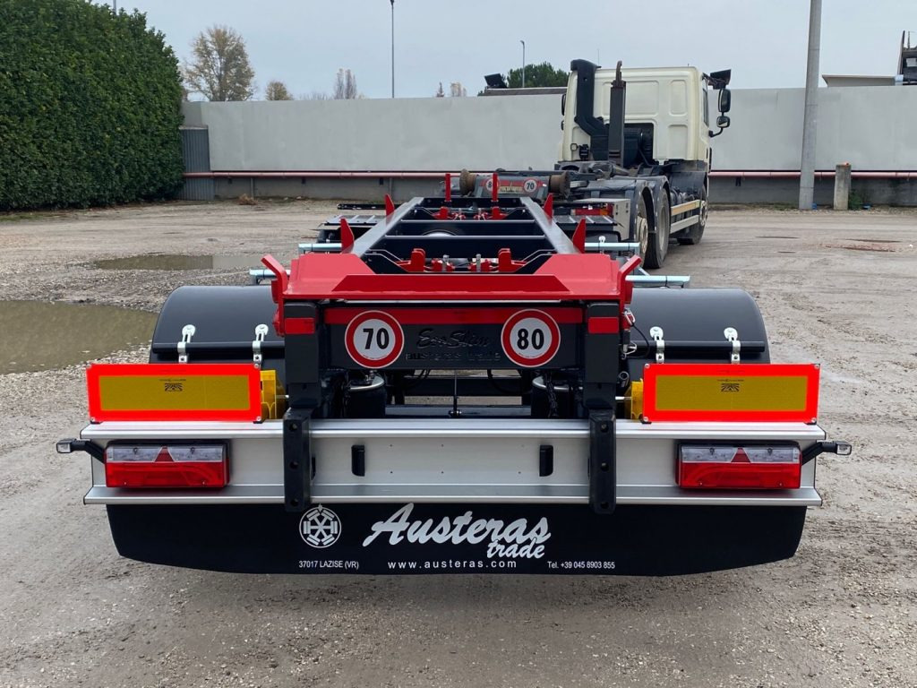 AUSTERAS RIMORCHIO NUOVO AUSTERAS SCARRABILE PNEUMATICO - Remolque multilift/ Portacontenedores de cadenas: foto 3 AUSTERAS RIMORCHIO NUOVO AUSTERAS SCARRABILE PNEUMATICO - Remolque multilift/ Portacontenedores de cadenas: foto 3