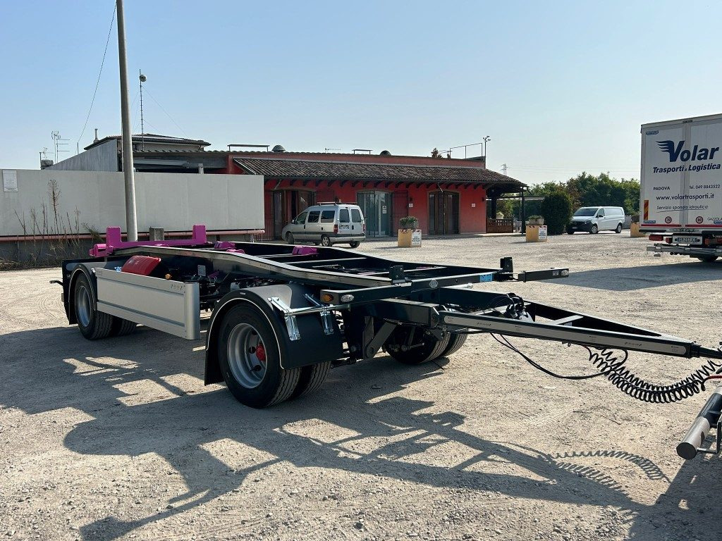 Remolque multilift/ Portacontenedores de cadenas PIACENZA RIMORCHIO PIACENZA SCARRABILE PNEUMATICO NUOVO: foto 6