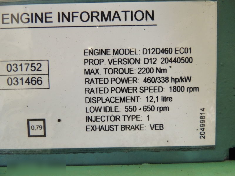 Motor para Camión Volvo FH12 460 E3 D12D: foto 6