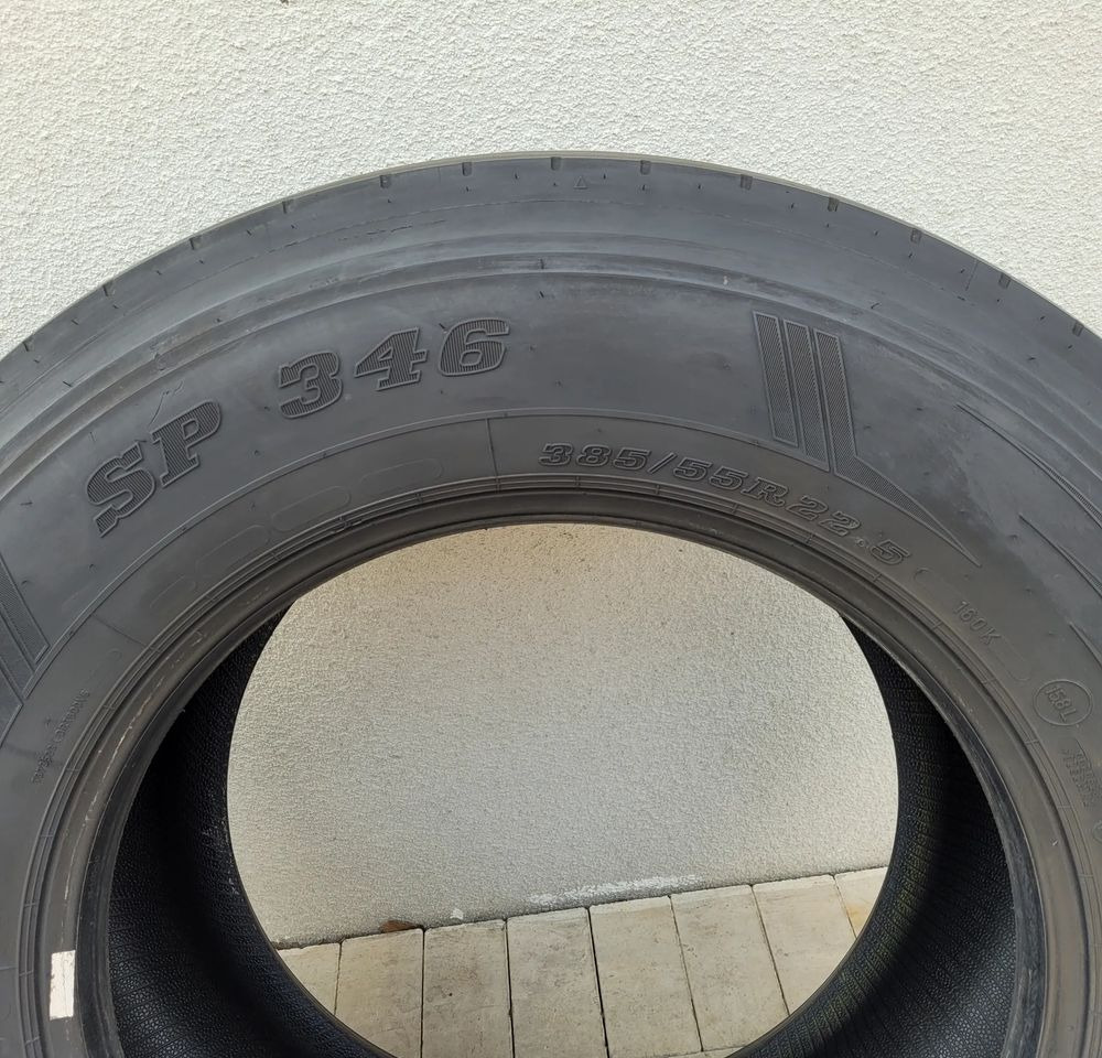 2X 385/55 R22.5 DULOP SP 346 CENA ZA SZT - Neumático para Camión: foto 3 2X 385/55 R22.5 DULOP SP 346 CENA ZA SZT - Neumático para Camión: foto 3