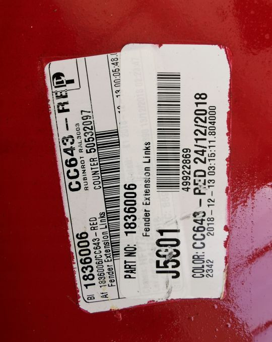 SPOJLER ZAKOŃCZENIE DAF XF 106 LH. - Aerodinámica/ Spoiler para Camión: foto 2 SPOJLER ZAKOŃCZENIE DAF XF 106 LH. - Aerodinámica/ Spoiler para Camión: foto 2